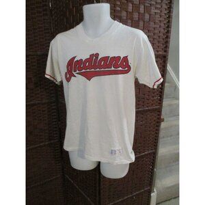 Vintage 90s Russell Athletic Cleveland Indians T Shirt Guardians Medium Jersey